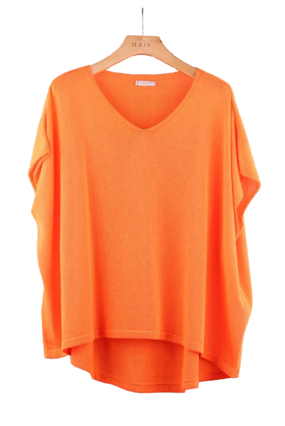 Orange shirt on a hanger