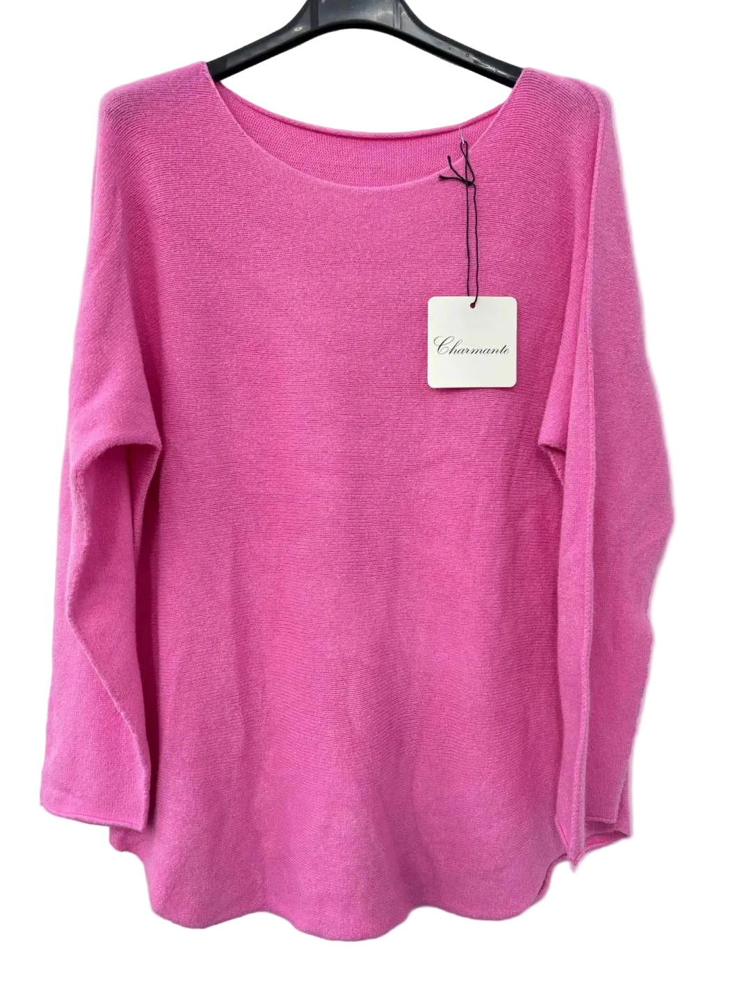 Pink round neck sweater