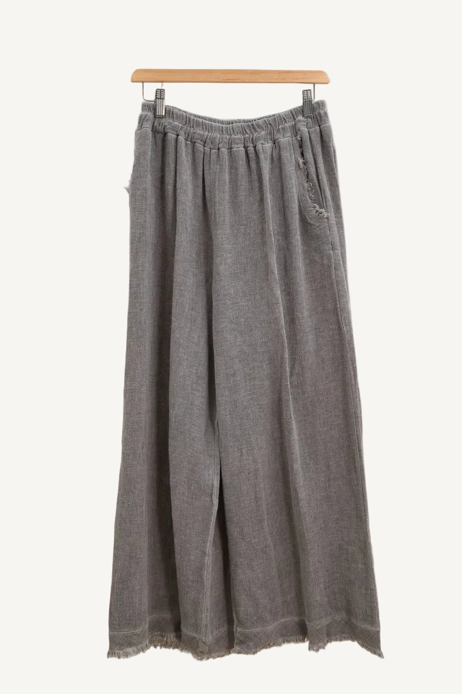 Chocolate wide-leg pants