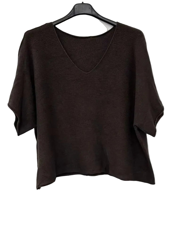 chocolate brown sweater
