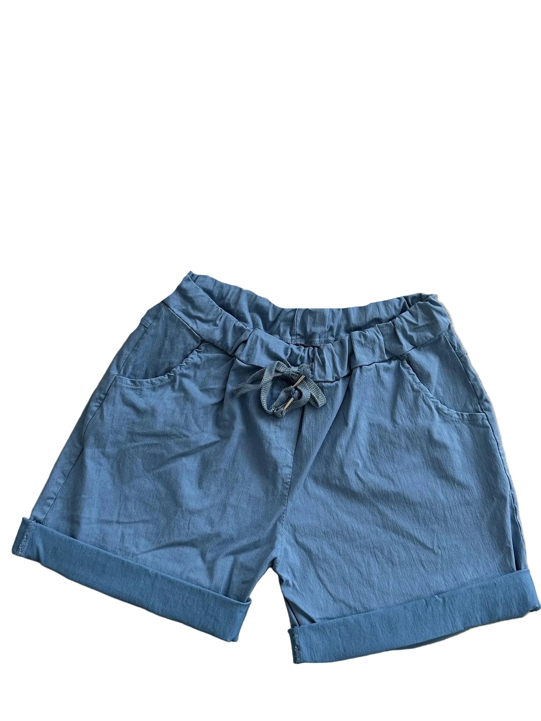 Blue magic shorts in plus size