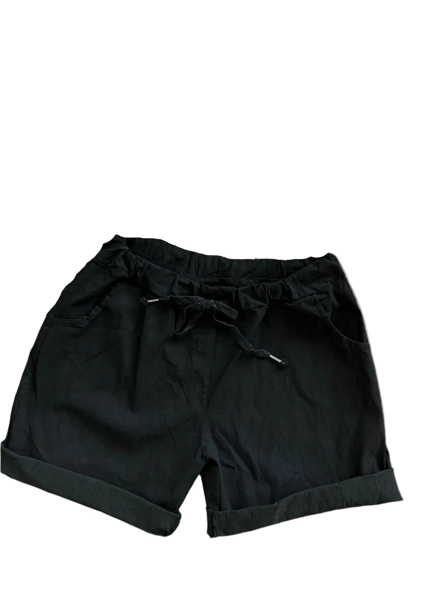 black shorts plus size