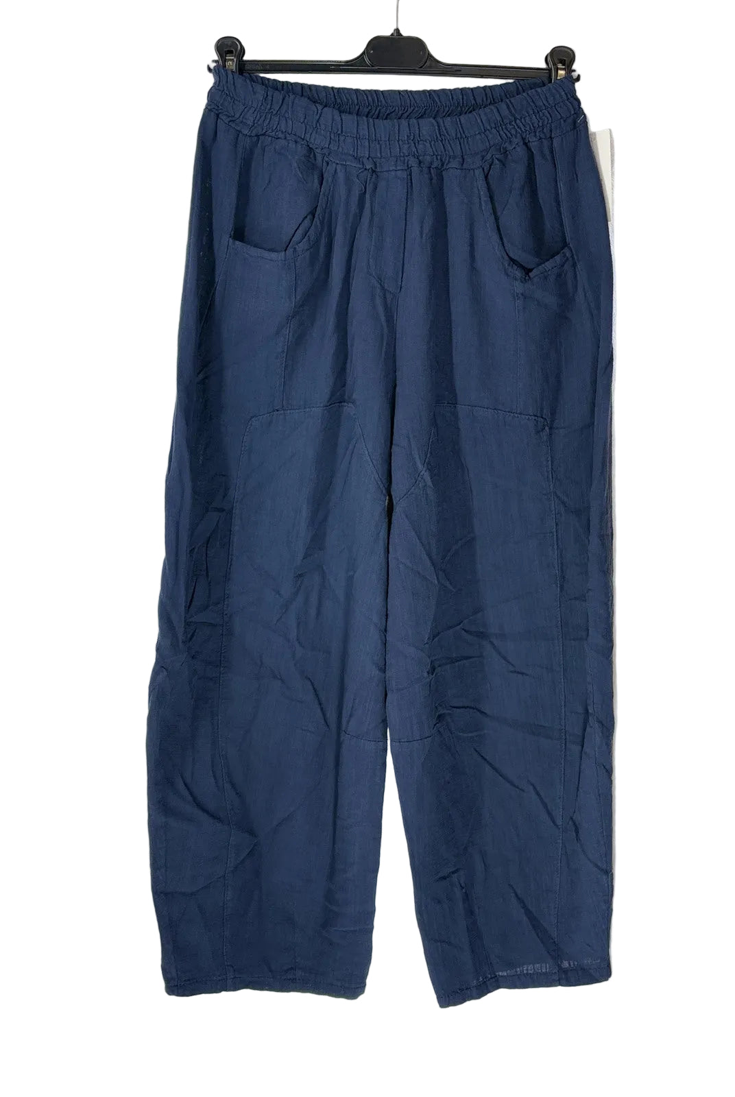 navy balloon pants with poickets