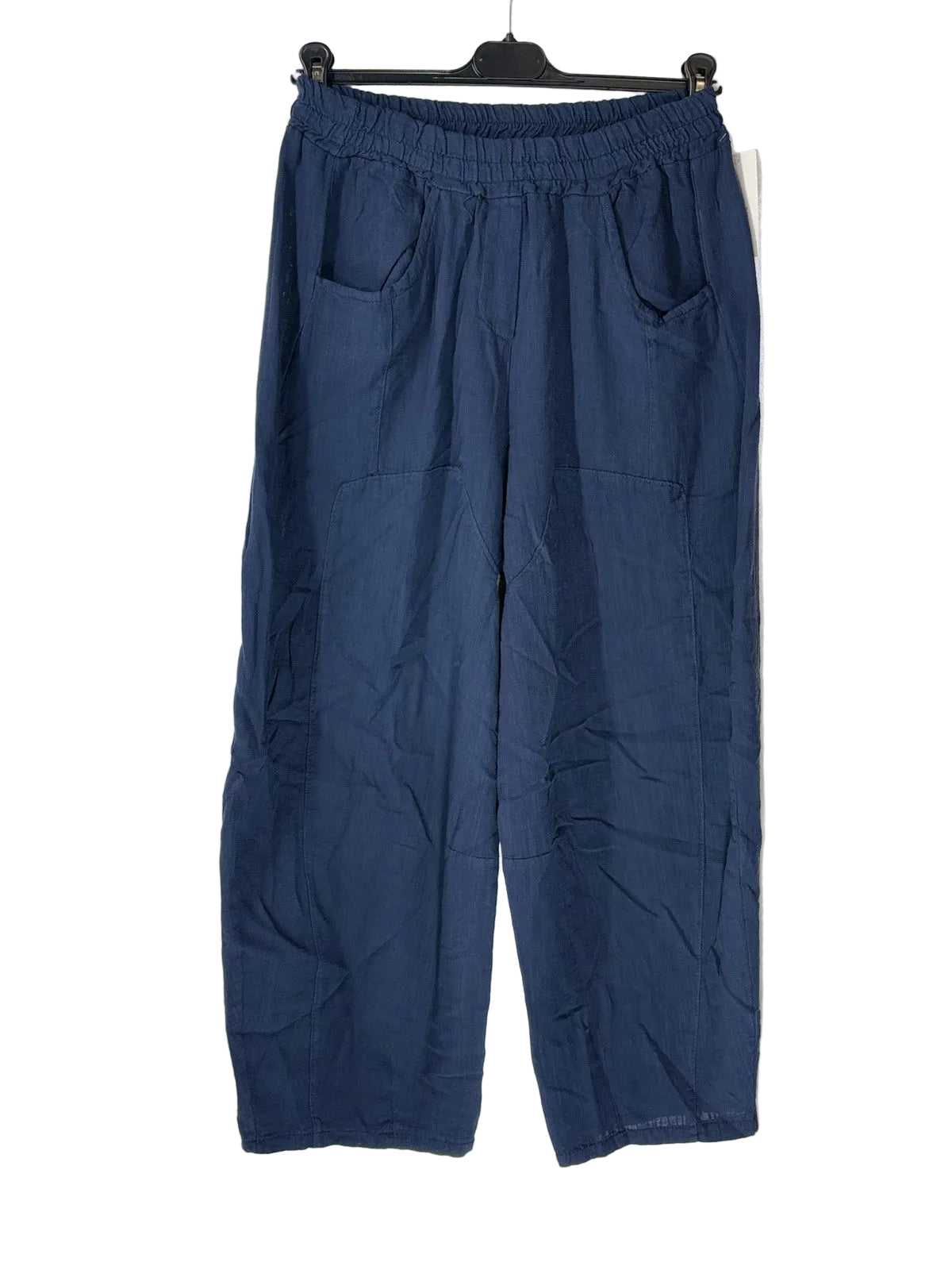 navy balloon pants with poickets