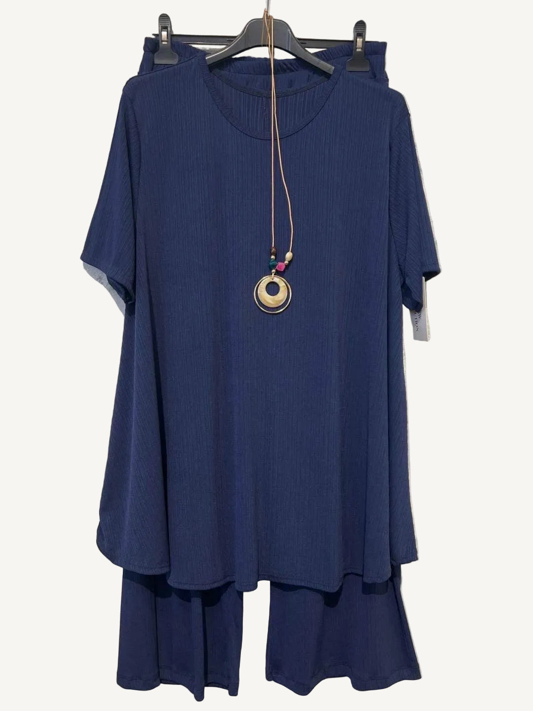 Navy blue trouser set