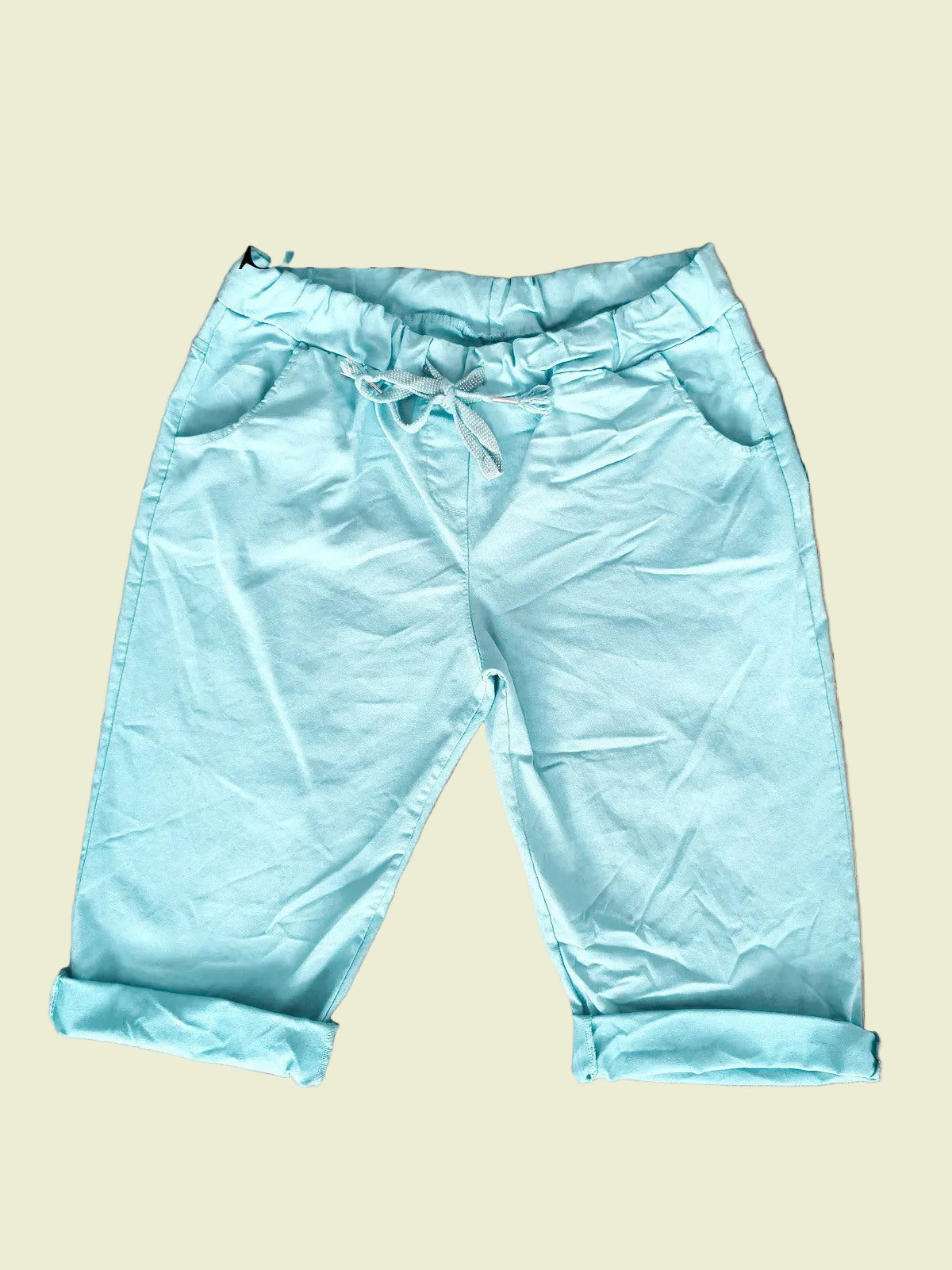 Sky Blue bermuda shorts plus size