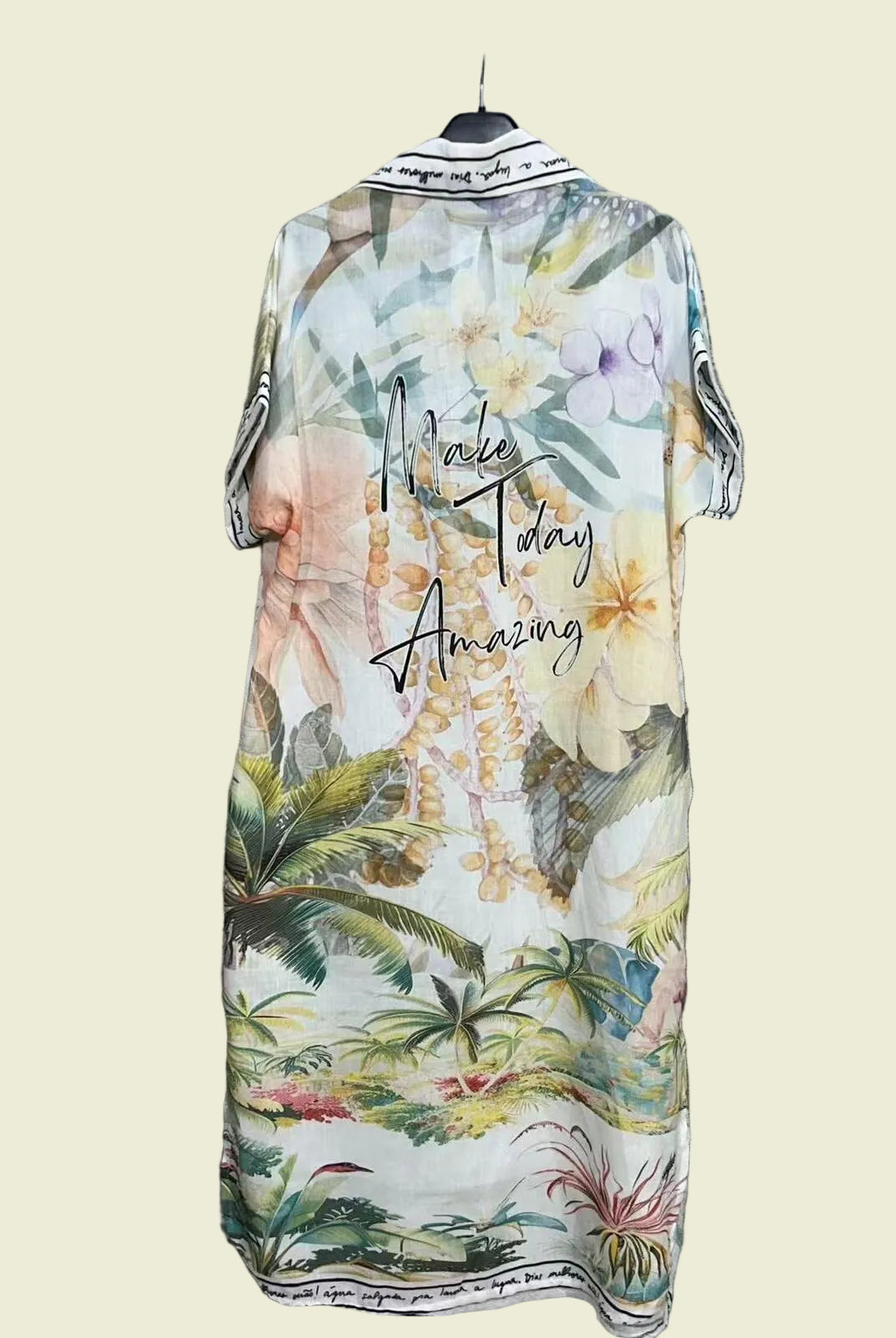 Colorful floral dress