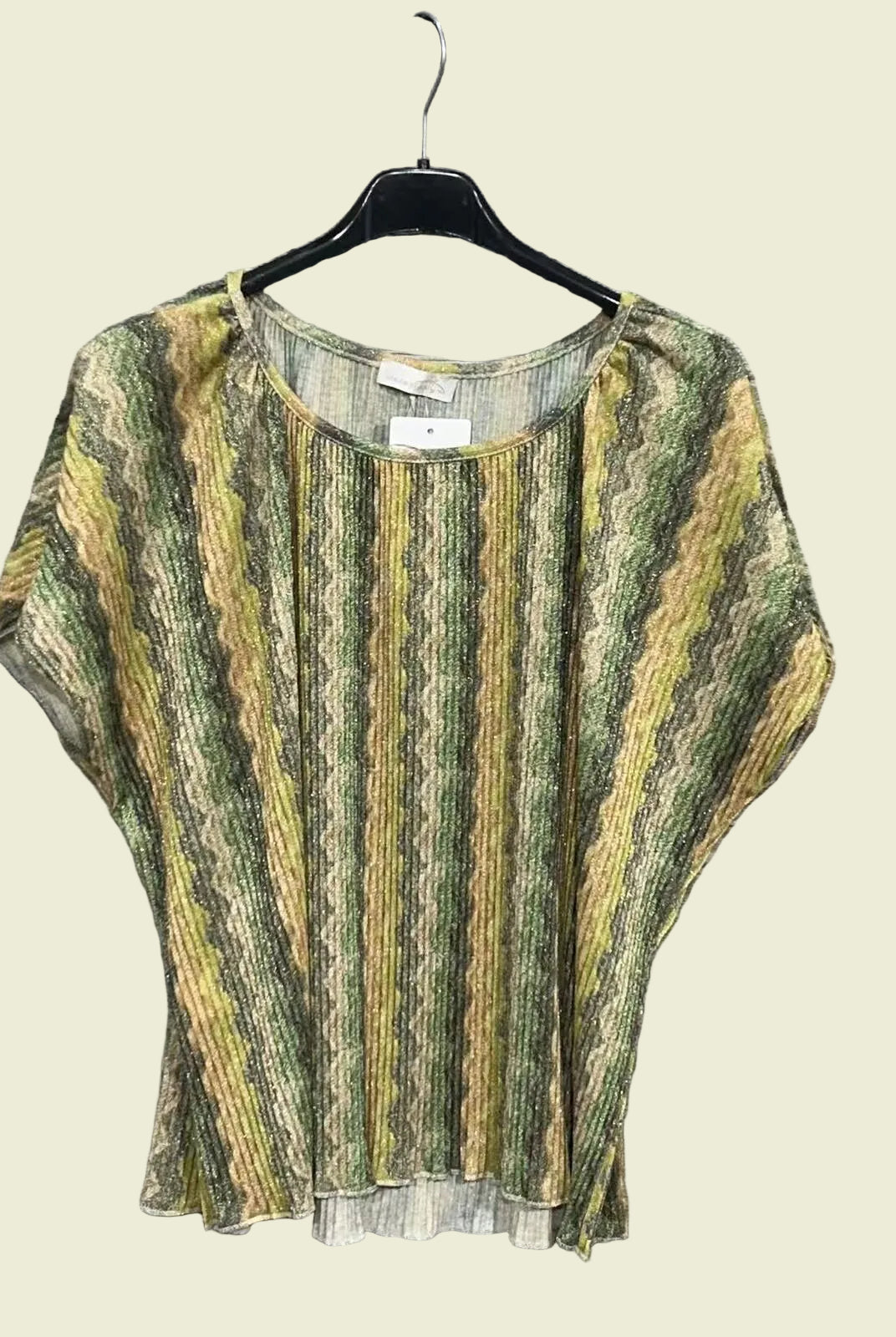 Striped shirt on a hanger