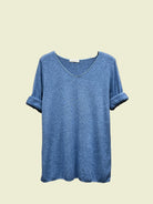 Blue long sleeve top 