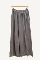 Chocolate wide-leg pants 