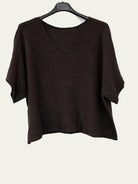chocolate brown sweater