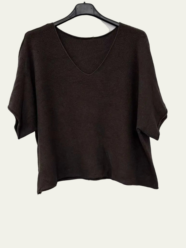chocolate brown sweater