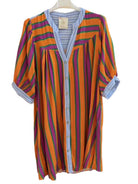 Colorful striped dress 