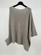 Taupe asymmetric sweater