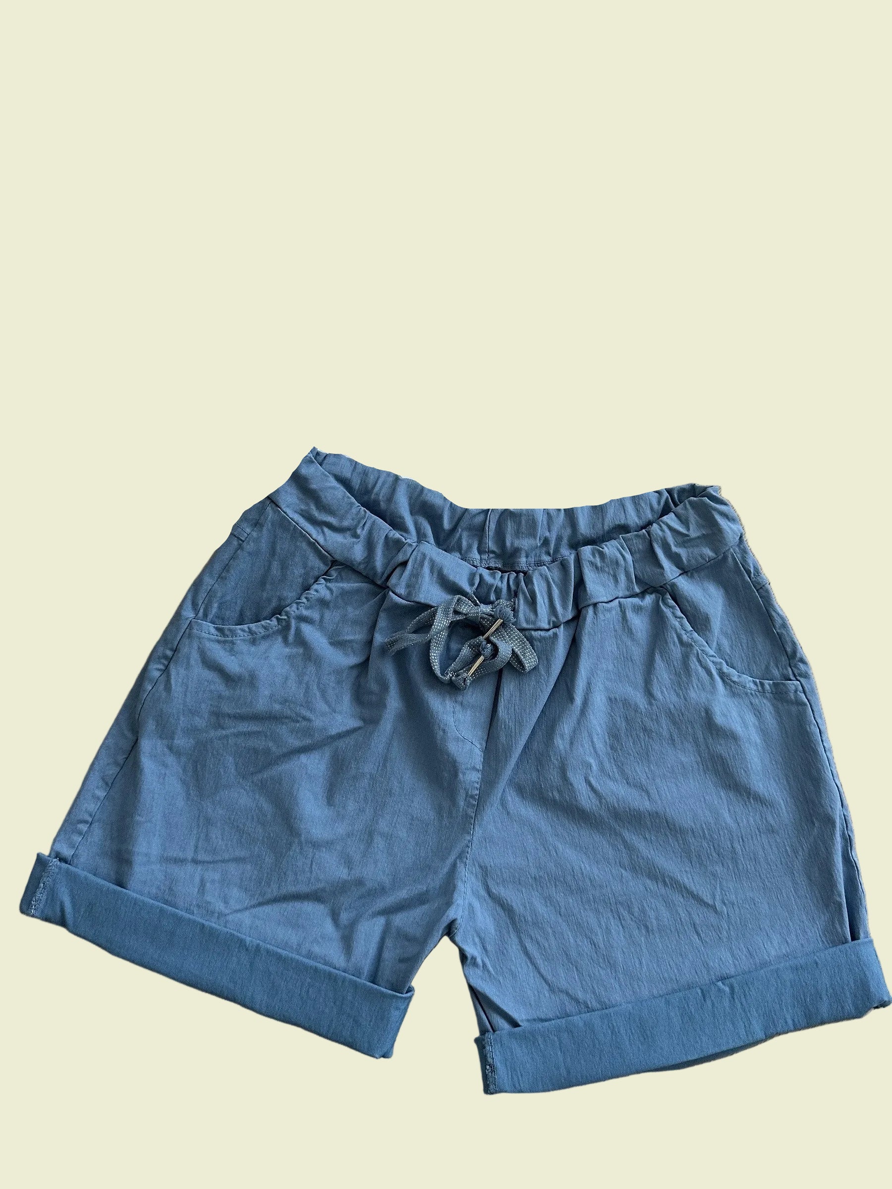 Blue magic shorts in plus size