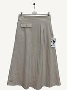 Beige skirt on a hanger