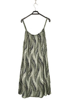 khaki strappy dress