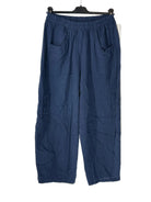 navy balloon pants with poickets