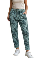 Person wearing green floral pants 