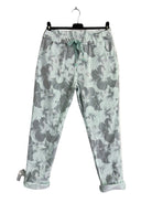 Vert D'eau floral patterned pants 