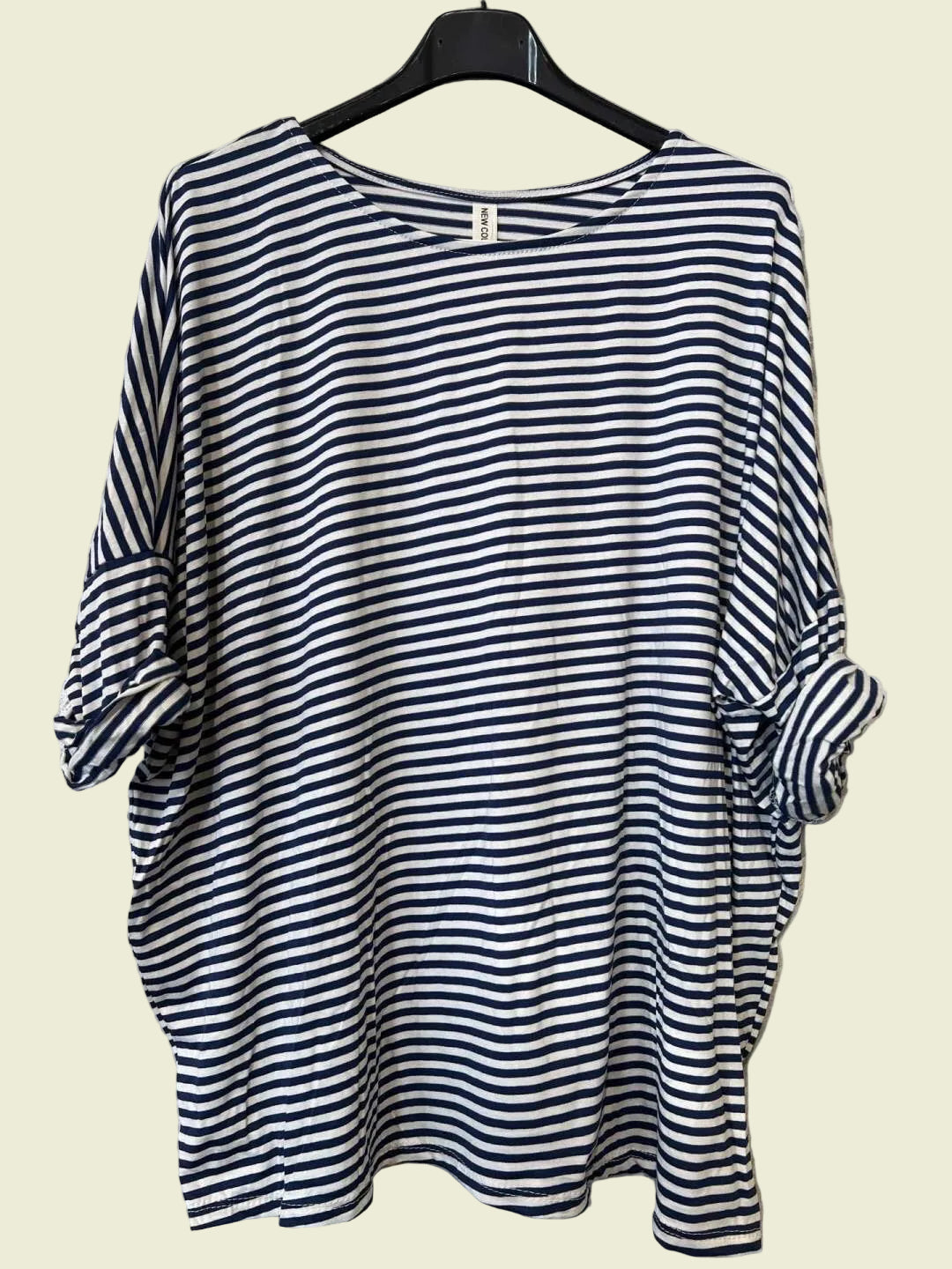 Black and white striped shirt 