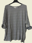 Black and white striped shirt 