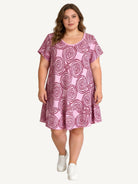 Pink Short sleeve dress