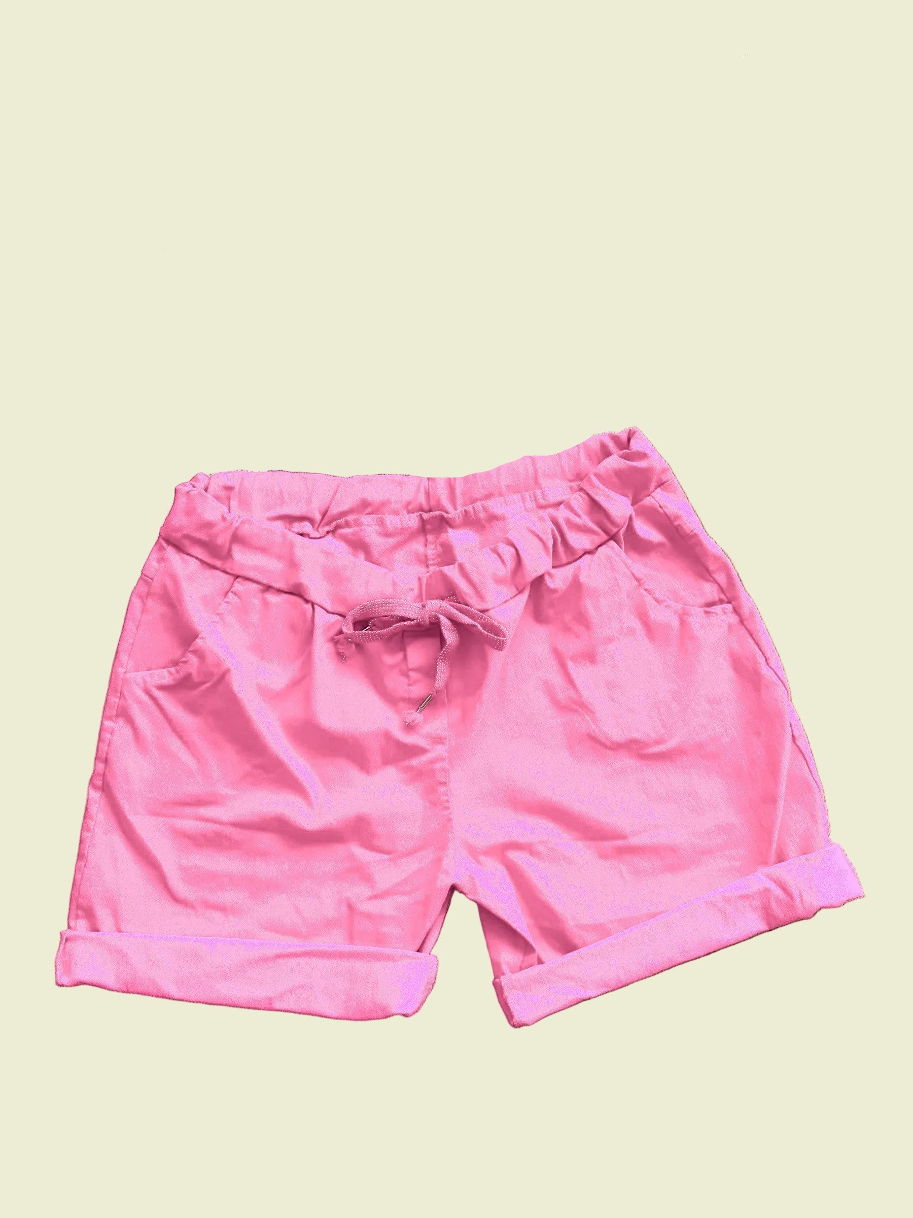 rose pink magic shorts